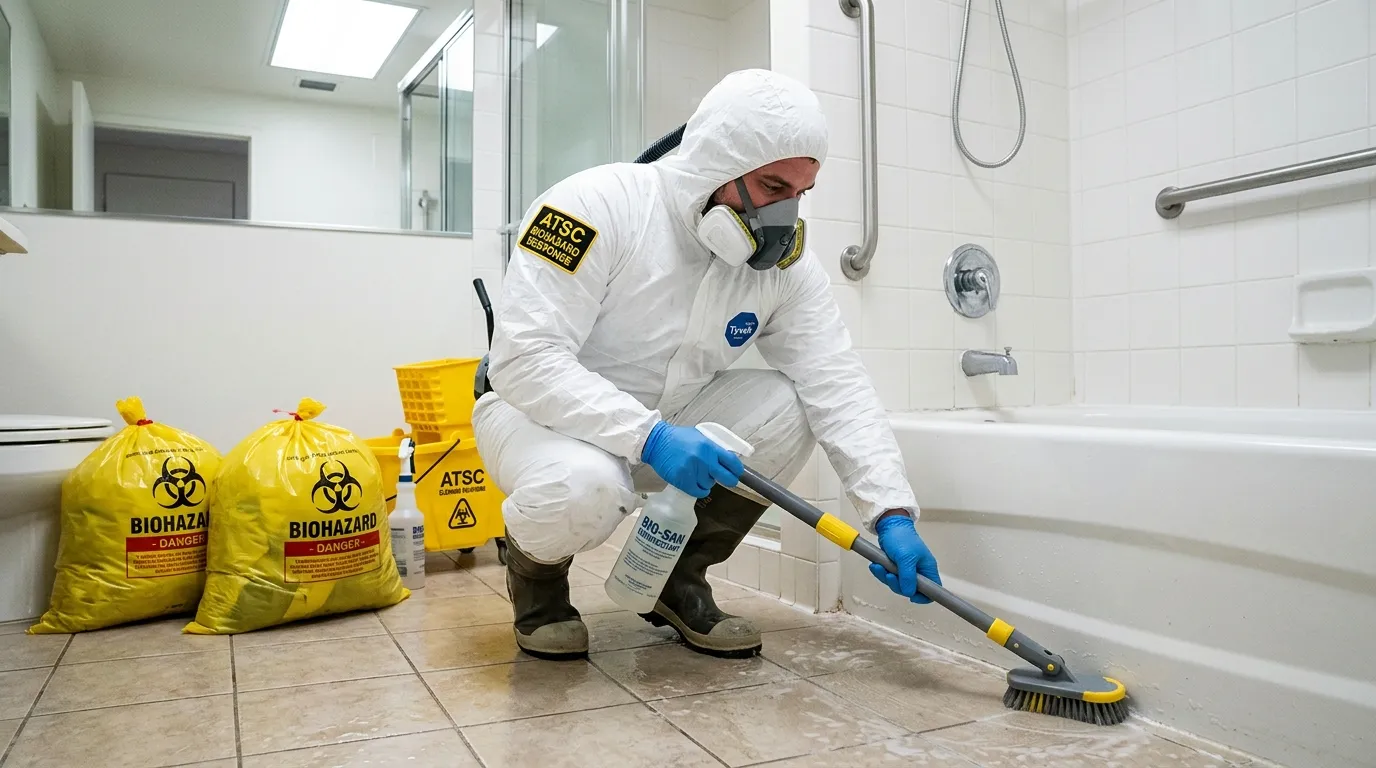 Decontamination equipment deployed for Blood Cleanup in Lansdowne